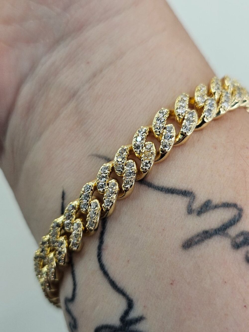 8.5 inch Gold Filled CZ